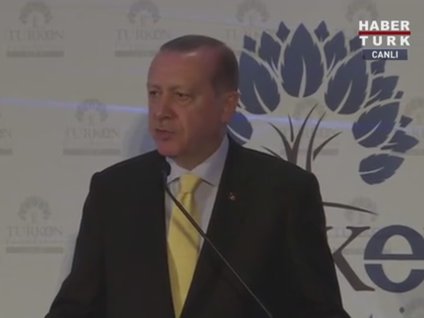 Cumhurbaşkanı Recep Tayyip Erdoğan Türken Vakfı gala yemeğinde konuştu