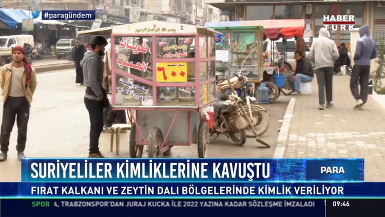 Suriyeliler kimliklerine kavuştu Fırat Kalkanı ve Zeytin Dalı