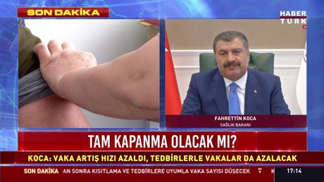 Tam kapanma olacak mı Bakan Koca açıklama yapıyor Video