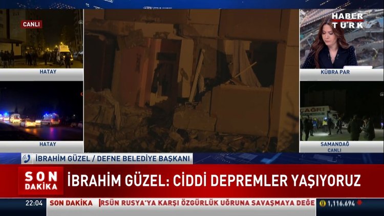 Defne Belediye Başkanı İbrahim Güzel Daha önce yaşanan iki depremden