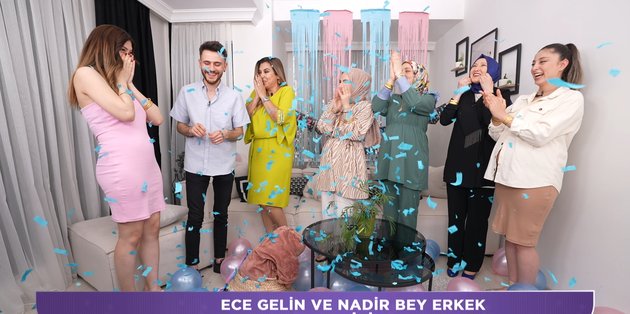 Ezgi Sertel ile Gelin Evi Videoları Ece geline sürpriz cinsiyet