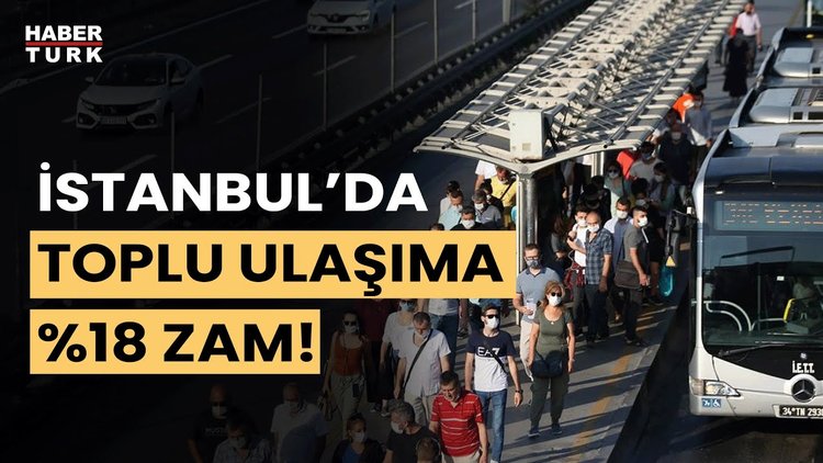 Son Dakika İstanbul da taksi servis ve toplu ulaşıma zam geldi Video