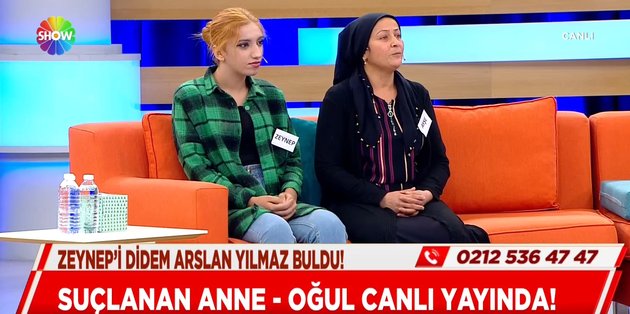 Didem Arslan Yılmaz la Vazgeçme Videoları Suçlanan anne oğul canlı