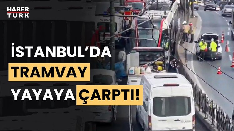 Stanbul Da Feci Kaza Stanbul Da Tramvay Yayaya Arpt Video