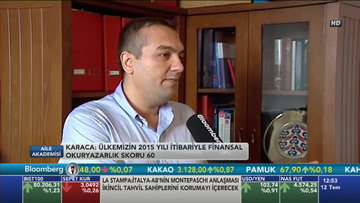 "Türkiye'nin 2015 finansal okuryazarlık skoru 60"