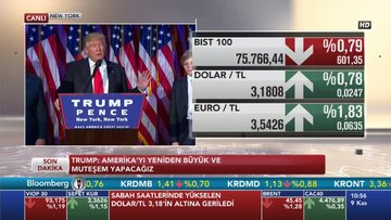 ABD seçimlerinde zafer Trump'ın