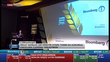 Ziraat GM Aydın Bloomberg HT'nin tarım zirvesinde