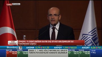 Şimşek: Liradaki değer kaybı dış siyasi gelişmeler ile yakından ilişkili
