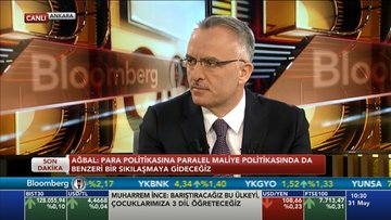 Maliye Bakanı Naci Ağbal Bloomberg HT'de