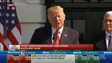 Trump: Büyüme 3. çeyrekte de 'muhteşem' olacak