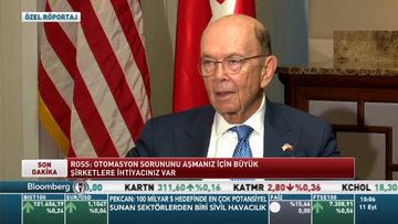 ABD Ticaret Bakanı Wilbur Ross Bloomberg HT'de