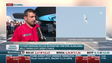 T3 Vakfı Başkanı Selçuk Bayraktar Bloomberg HT'de