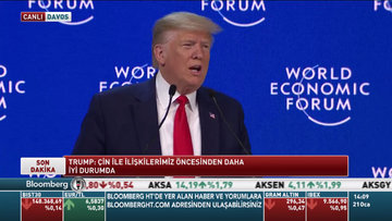Davos Zirvesi'nin açılışını Trump yaptı
