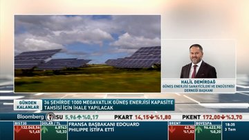 Güneş Enerjisi Sanayicileri ve Endüstrisi Derneği Başkanı Halil Demirdağ- YEKA Güneş