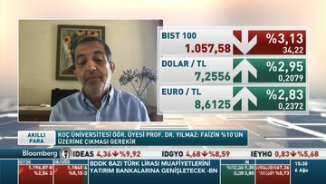 Koç Üniversitesi Öğr. Üyesi Prof. Dr. Yılmaz: Hem kuru hem de faizi kontrol edemezsiniz