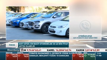 ASF/Apak: En basit otomobilde 30-40 bin lira fiyat artışı olabilir