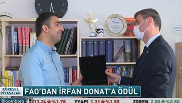FAO 'Gıda Kahramanı' ödülünü İrfan Donat'a verdi