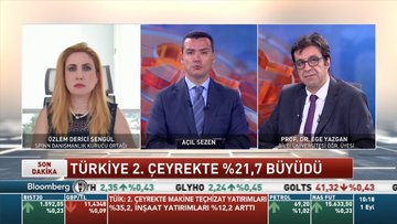 Türkiye ekonomisi 2. çeyrekte %21,7 büyüdü