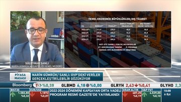 Narin Gümrük/ Sanlı: OVP'deki veriler gerçekleştirilebilir gözüküyor