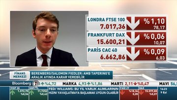 Berenberg/ Fiedler: AMB Tapering'e aralık ayında karar verebilir