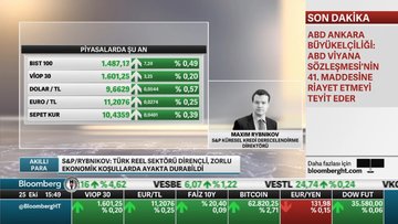 S&P: Türkiye'de toparlanma sürüyor ama belirsizlikler de devam ediyor