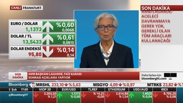 AMB Başkanı Lagarde, faiz kararı sonrası açıklama yaptı
