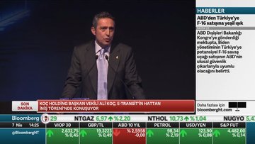 Koç Holding Başkan Vekili Ali Koç, E-Transit'in Hattan İniş Töreni'nde konuştu.