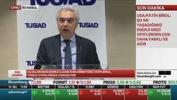 Uluslararası Enerji Ajansı İcra Direktörü Fatih Birol TÜSİAD etkinliğinde konuştu