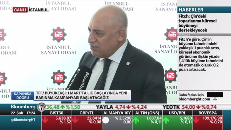 TFF/ Büyükekşi: Deprem bölgesinde sanayinin üçte ikisi zarar görmedi