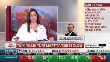 TÜİK: Yıllık TÜFE Mart'ta %50,51 oldu