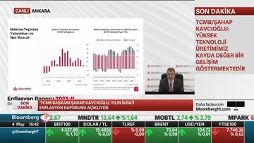 TCMB enflasyon raporunu açıkladı