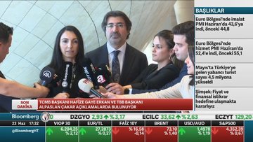 TCMB Başkanı Hafize Gaye Erkan ve TBB Başkanı Alpaslan Çakar açıklamalarda bulundu.