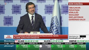 Türkiye Bankalar Birliği Başkanı Alparslan Çakar, TBB’nin 66. Genel Kurulun’da konuştu