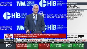 Bolat: Dış ticaret açığındaki azalış ekim ayında da cari işlemler hesabında fazla verilmesine katkı sağlayacak