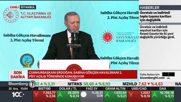 Erdoğan: Sabiha Gökçen Havalimanı yeni pistiyle 85 milyondan fazla yolcu kapasitesine ulaşacak