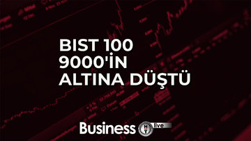 BIST 100 9000'in altına düştü