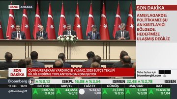 Yılmaz: 2025'te bütçe açığının milli gelire oranının yüzde 3,1 olarak öngörüyoruz