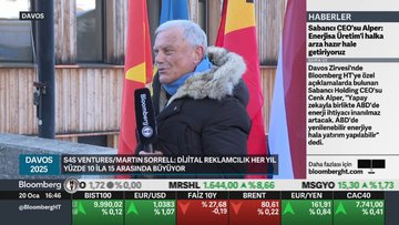 Reklamcılığın duayen isminden Davos'ta Bloomberg HT'ye özel yorumlar