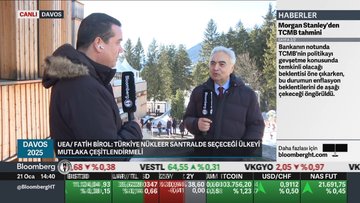 UEA Başkanı Birol'dan Davos'ta Bloomberg HT'ye özel açıklamalar