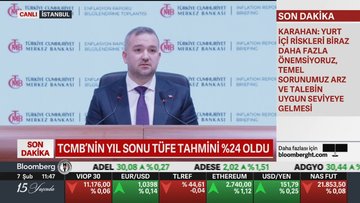 TCMB 'gevşeme sinyali değil' vurgusuyla TÜFE tahminini yükseltti