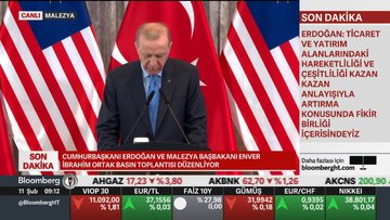 Erdoğan: İkili ticaret hacmini 10 milyar dolara çıkarmayı hedefliyoruz