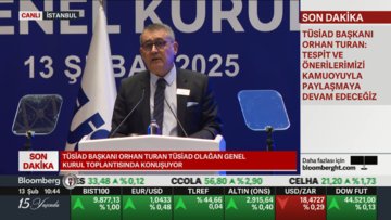 TÜSİAD Başkanı Turan'dan 'hukukun üstünlüğü' vurgusu