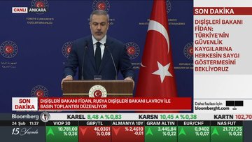 Dışişleri Bakanı Fidan ve Rus mevkidaşı Lavrov görüştü