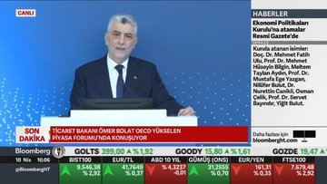 Bolat: Artan korumacılık dünya refahı için bir risk oluşturuyor
