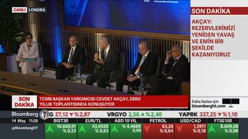 Bakan Şimşek ve TCMB Başkan Yardımcısı Akçay  EBRD toplantısında konuştu