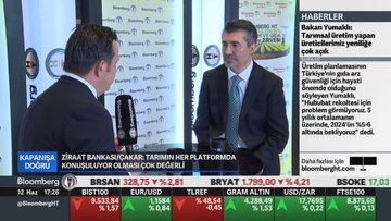 Ziraat GM Çakar: Sektörde kullandırılan kredilerin yüzde 7'si tarıma verildi