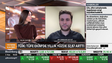 Ekim'de aylık enflasyon yüzde 2,55; yıllık enflasyon yüzde 32,87 oldu