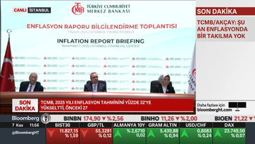 TCMB'nin yıl sonu enflasyon tahmini yüzde 32