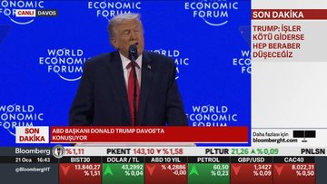 Trump'tan Davos'ta kritik açıklamalar