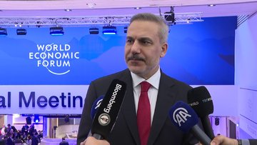 Dışişleri Bakanı Hakan Fidan'dan Davos'ta açıklamalar